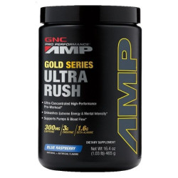 GNC Pro Performance Amp Gold Series Ultra Rush Blackberry Flavor 1.03 lb (465 g)
