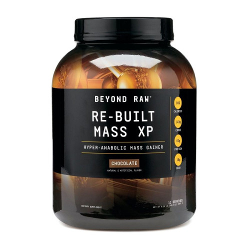 Beyond Raw Re-Built Mass Xp Powerful Mass Gainer with Chocolate Flavor 6.31 lb (2860 g)