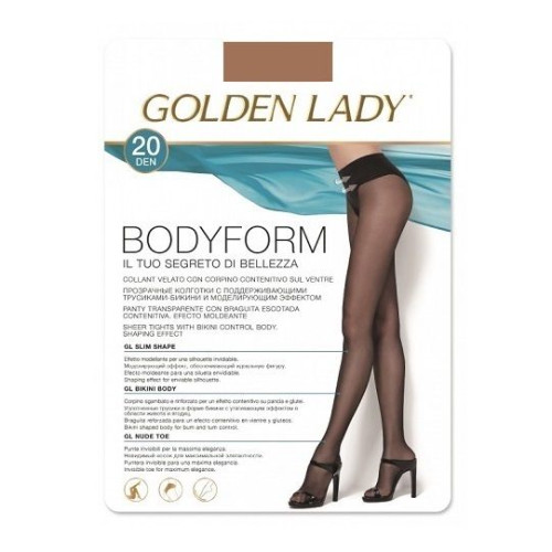 Golden Lady Body Form Women's Elastic Tights Color Melon Size 2-S 1 pc