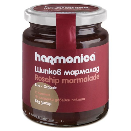 Harmonica Organic Rosehip Marmalade with Molasses Sugar-Free 10.58 oz (300 g)