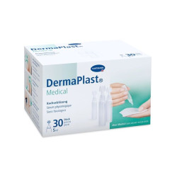 Hartmann Dermaplast Medical Natural Physiological Solution for Washing Babies 0.17 fl oz (5 ml) 30 Ampoules