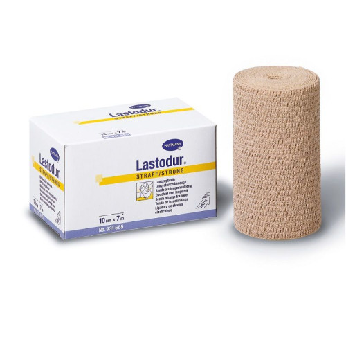Hartmann Lastodur Soft Elastic Stretch Bandage for Easy Use 3.94"/7.66 yd (10 cm/7 m)