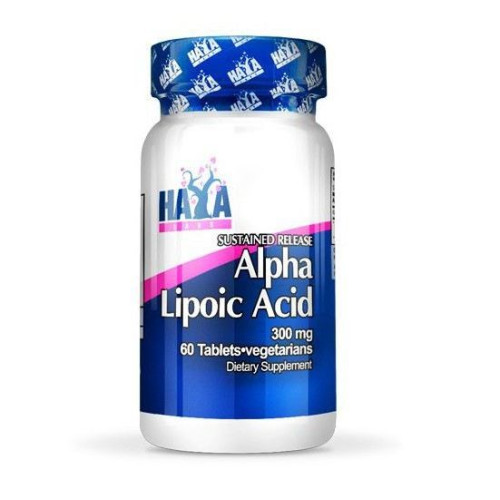 Haya Labs Alpha Lipoic Acid Antioxidant Protection for the Whole Body 300 mg 60 Tablets