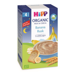 Hipp Organic Instant Porridge Good Night - Banana and Rusks for Children 4+ Months 2 1.76 oz (50 g) - 2961