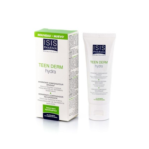 Isis Pharma Teen Derm Nourishing Face Cream for Acne-Prone Skin with Long-Lasting Effect 1.35 fl oz (40 ml)
