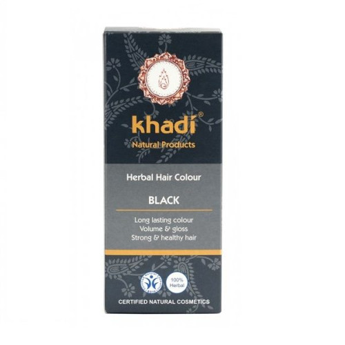 Khadi Herbal Hair Color Black 3.53 oz (100 g)