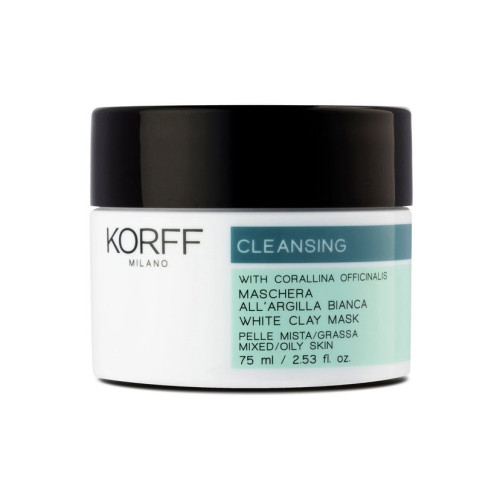 Korff Cleansing White Clay Face Mask for Combination and Oily Skin 2.54 fl oz (75 ml)