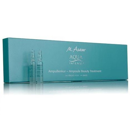 Krauterhof M. Asam Aqua Intense Day Therapy for the Face with Hyaluronic Acid 14 Ampoules 0.07 fl oz (2 ml)