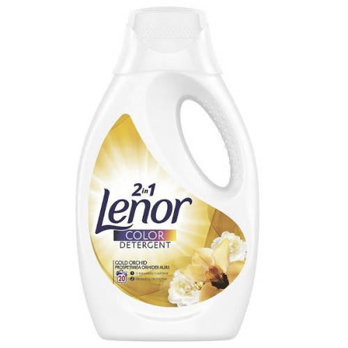 Lenor Gold Orchid Liquid Laundry Detergent for Colored Fabrics 37.24 fl oz (1100 ml)