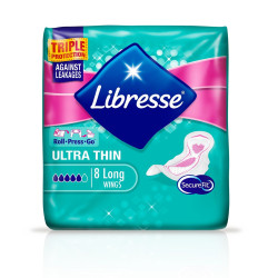 Libresse Ultra Thin Long Sanitary Pads 8 pcs