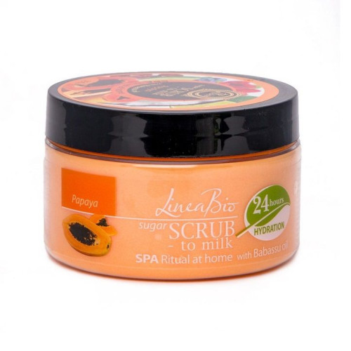 Linea Bio Spa Body Scrub with Babassu and Papaya Oil 3 1.76 oz (50 g)