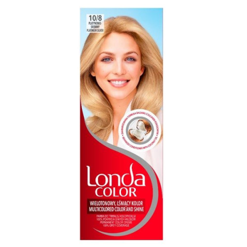 Londa Color Permanent Cream Hair Color 10/8 Silver