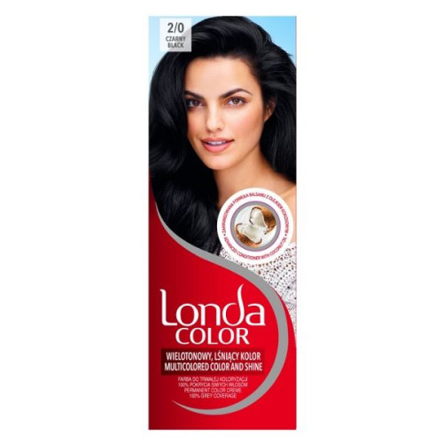 Londa Color Permanent Cream Hair Dye 2/0 Black