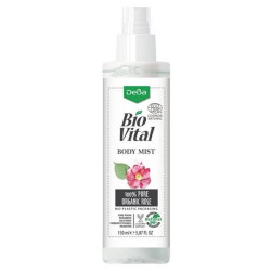 Deva Biovital Rose Natural Moisturizing Body Spray Organic Rose Water 5.07 fl oz (150 ml)