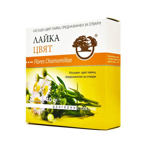 Drogerii Stoletnik Dry Chamomile Flower for Gargling and Inhalation for Insomnia 1.41 oz (40 g)