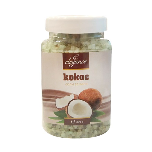 Ecomet 90 Elegance Relaxing Bath and Shower Salts with Coconut Scent 13.4 oz (380 g)