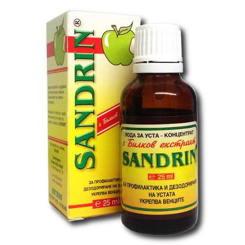 Sandrin Herbal Extract Against Periodontitis 0.85 fl oz (25 ml)
