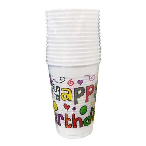 Cuporony All 4 Home Birthday Cups 15 pcs
