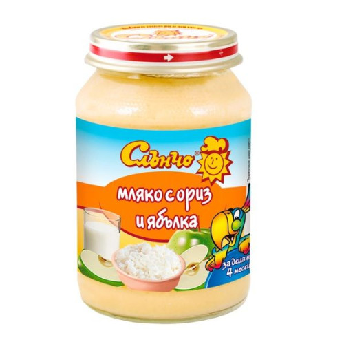 Slancho Milk with Rice and Apple Puree for Children 4+ Months 6.7 oz (190 g)