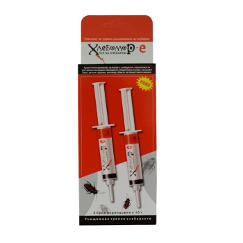Hlebo-mor-e Gel for Cockroaches 2 Syringes 0.35 oz (10 g)
