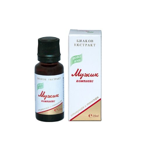 Tsvetelina Muzhik Root Natural Herbal Extract for Strong Immunity 0.68 fl oz (20 ml)
