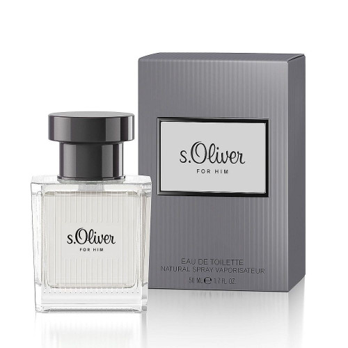 s.Oliver for Him Eau De Toilette for Men 1.69 fl oz (50 ml)