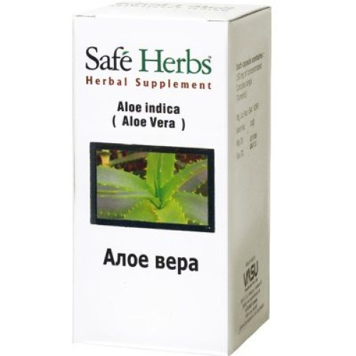 Safe Herbs Aloe Vera 60 Capsules