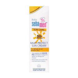 Sebamed Baby Sun Care Multi Protect Sun Cream Children's Sunscreen for Face and Body SPF 50+ 2.54 fl oz (75 ml)