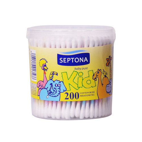 Septona Kids Children's Cleaning Ear Sticks 200 pcs
