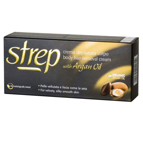 Strep Hair Removal Cream with Argan for Sensitive Areas 3.38 fl oz (100 ml)