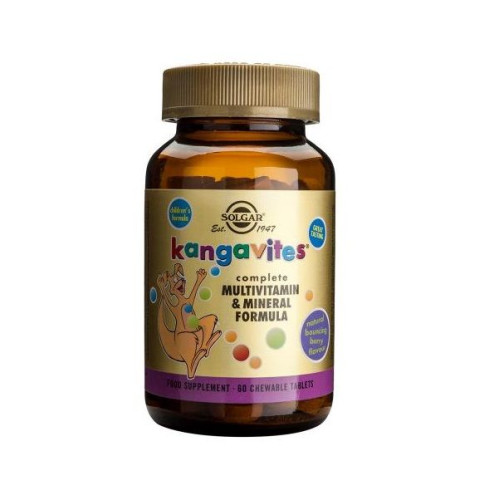 Solgar Kangavites Multivitamins with Wild Berries for Children 60 Chewable Tablets