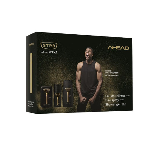 STR8 Ahead Promo Set for Men Eau De Toilette Deodorant and Body Wash