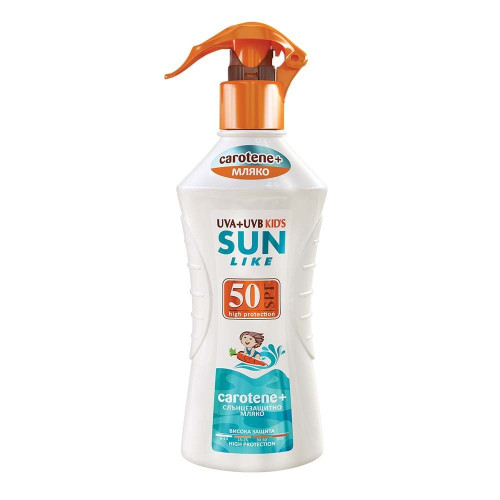 Sun Like Carotene Children's Sunscreen Body Milk SPF 50 6.76 fl oz (200 ml)