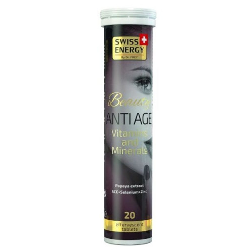 Swiss Energy Anti-Age for Optimal Health and Tone 20 Effervescent Tablets