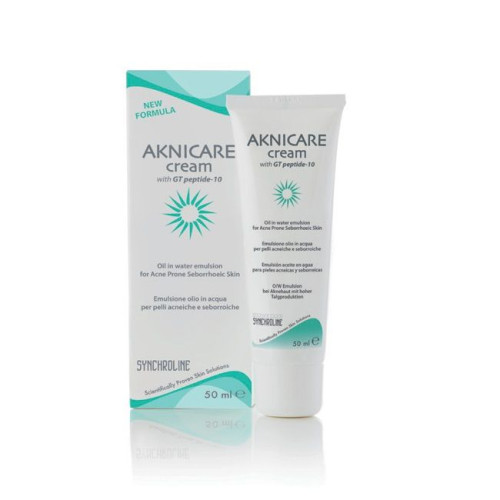 Synchroline Aknicare Face Cream for Acne-Prone and Oily Skin 1.69 fl oz (50 ml)