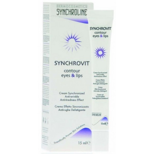 Synchroline Synchrovit Cream Against Wrinkles Eye Contour and Lips 0.51 fl oz (15 ml)