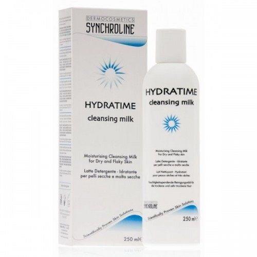 Synchroline Hydratime Cleansing Milk for the Face with a Moisturizing and Soothing Effect 8.45 fl oz (250 ml)