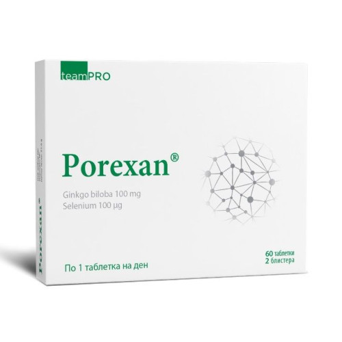 TeamPro Porexan Natural Product for Concentration and Memory 60 Tablets
