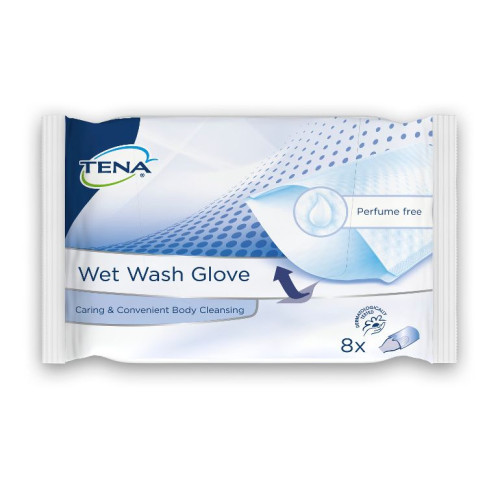 Tena Wet Wipes for Washing and Bathing People with Reduced Mobility 8 pcs