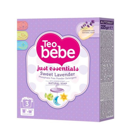 Teo Bebe Laundry Powder with Lavender Extract 7.94 oz (225 g)