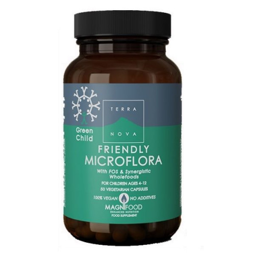 Terra Nova Green Child Beneficial Microflora for Children 50 Capsules