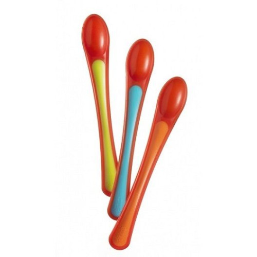 Tommee Tippee Explora Thermal Sensitive Spoons for Children 4+ Months 3 pcs