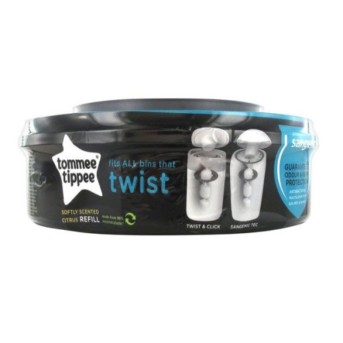 Tommee Tippee Replacement Cartridge for Twist and Click Hygiene Bin 1 pc