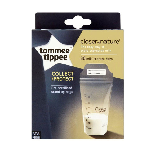 Tommee Tippee Closer to Nature Breast Milk Storage Bags 36 pcs