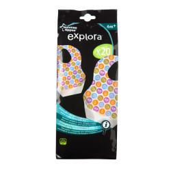 Tommee Tippee Explora Disposable Bibs for Children 4+ Months 20 pcs