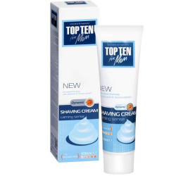 Top Ten for Men Dynamic Calming Sense Shaving Cream for Men 3.53 oz (100 g)