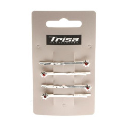 Trisa Hair Clip with Decoration 4 pcs
