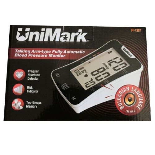 Unimark Bp 1307 Talking Talking Blood Pressure Monitor
