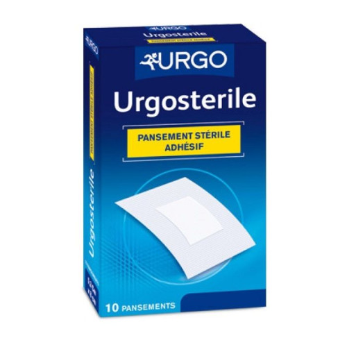 Urgo Urgosteril Sterile Hypoallergenic Post-Operative Plasters 5.91"/3.54" (15/9 cm) 10 pcs