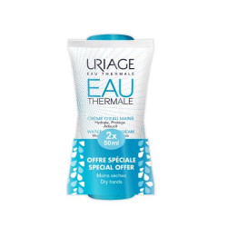 Uriage Eau Thermal Hand Cream Set Nourishes and Enriches Dry Skin 2x1.69 fl oz (50 ml)